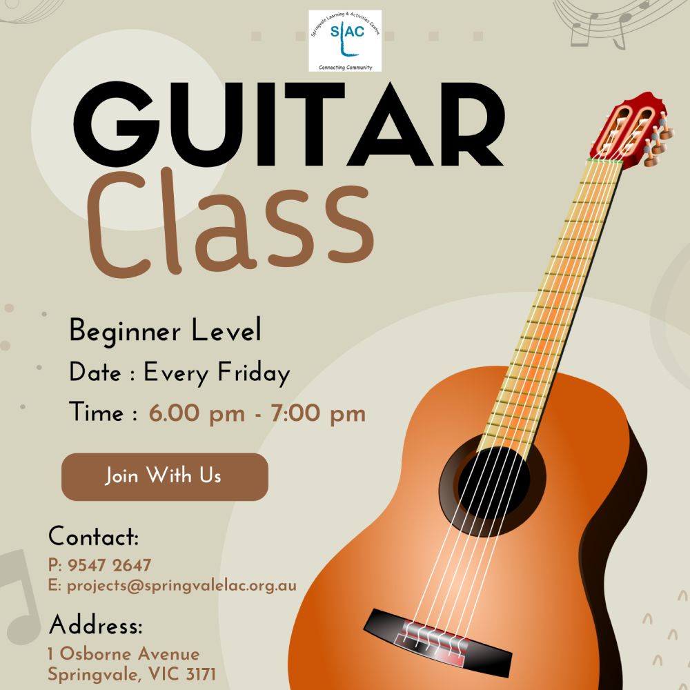 Guitar Class Poster